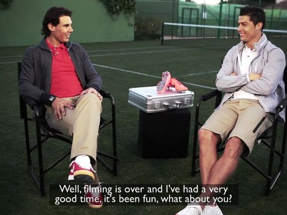 Rafa Nadal meets Cristiano Ronaldo