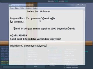 Glitch çivi yazısı
