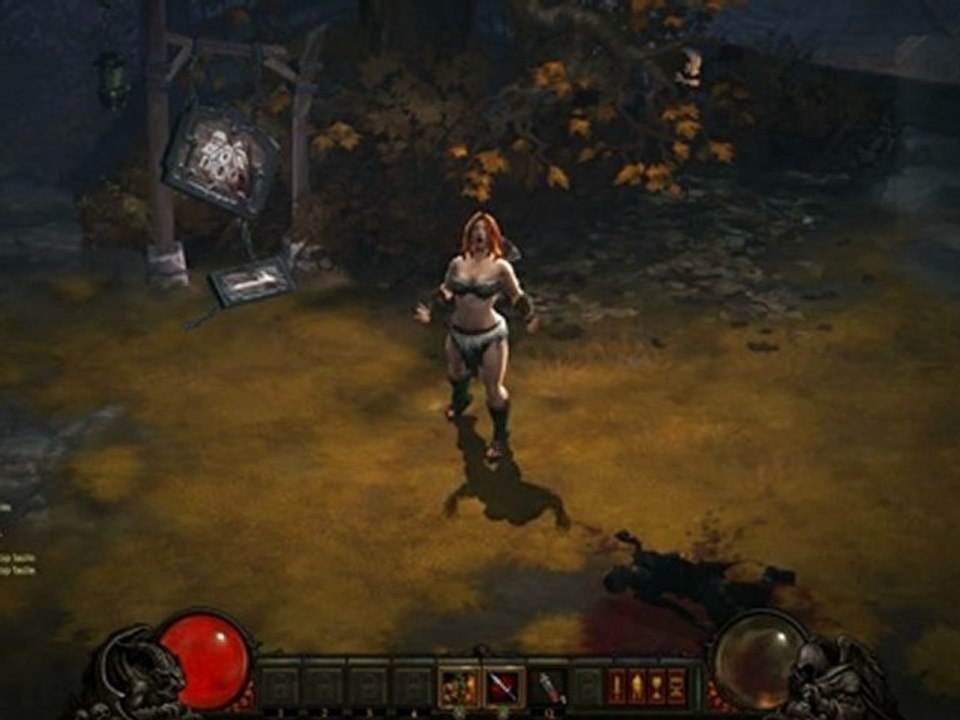 Diablo 3 : emote de la Barbare Femelle