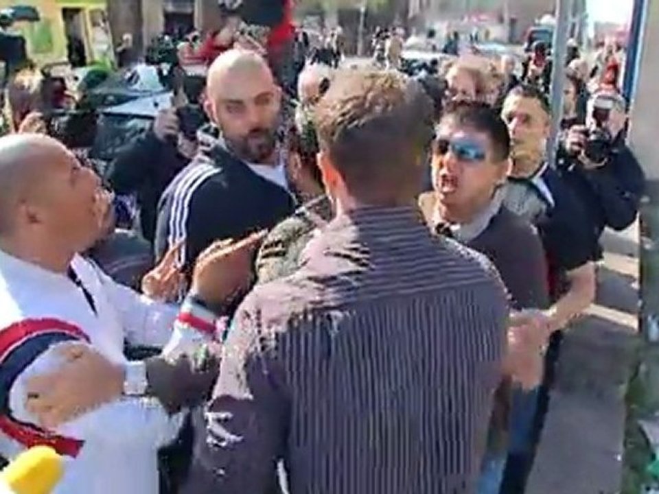 George Galloway egged in Bradford