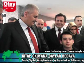 TUZLA DIGITAL KÜTÜPHANE AÇILDI