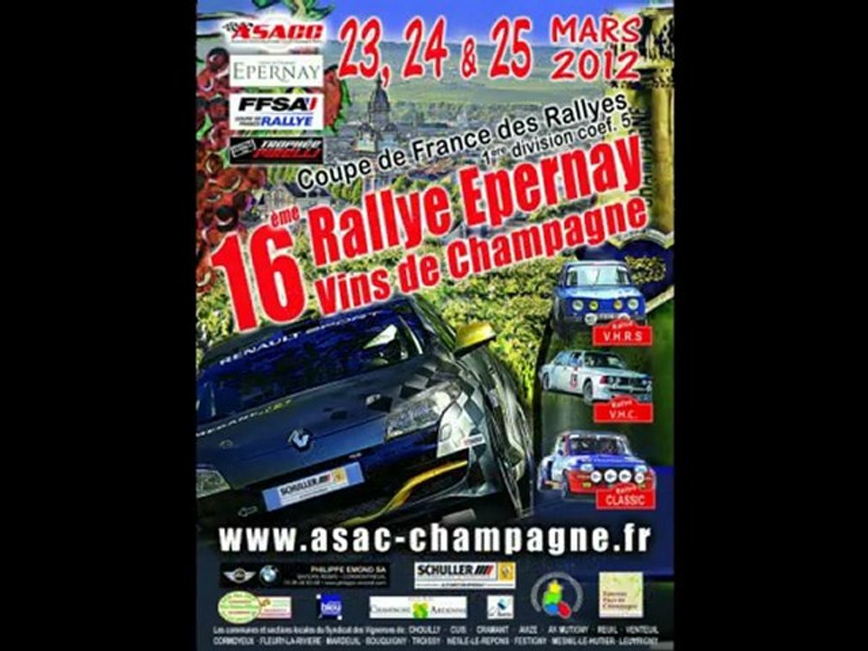 Rallye Epernay Vins de Champagne 2012
