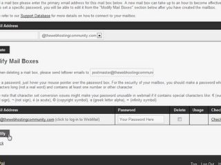 Adding Email Accounts - www.thehostingcommunity.com