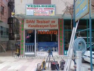 vidanjör kanal logar açma temizleme