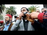 ‫ ‬المجاهد و البطل الفلسطيني مشير المصري الناطق باسم حماس يلقي كلمة في جماهير تونس