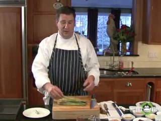 Duck with Saffron-Honey Glaze, Asparagus, and Wild Rice