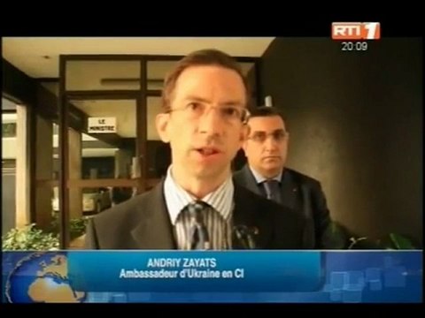 Le Ministre de l'Intérieur Ahmed Bakayoko a reçu en audience l'ambassadeur d'Ukraine en CI