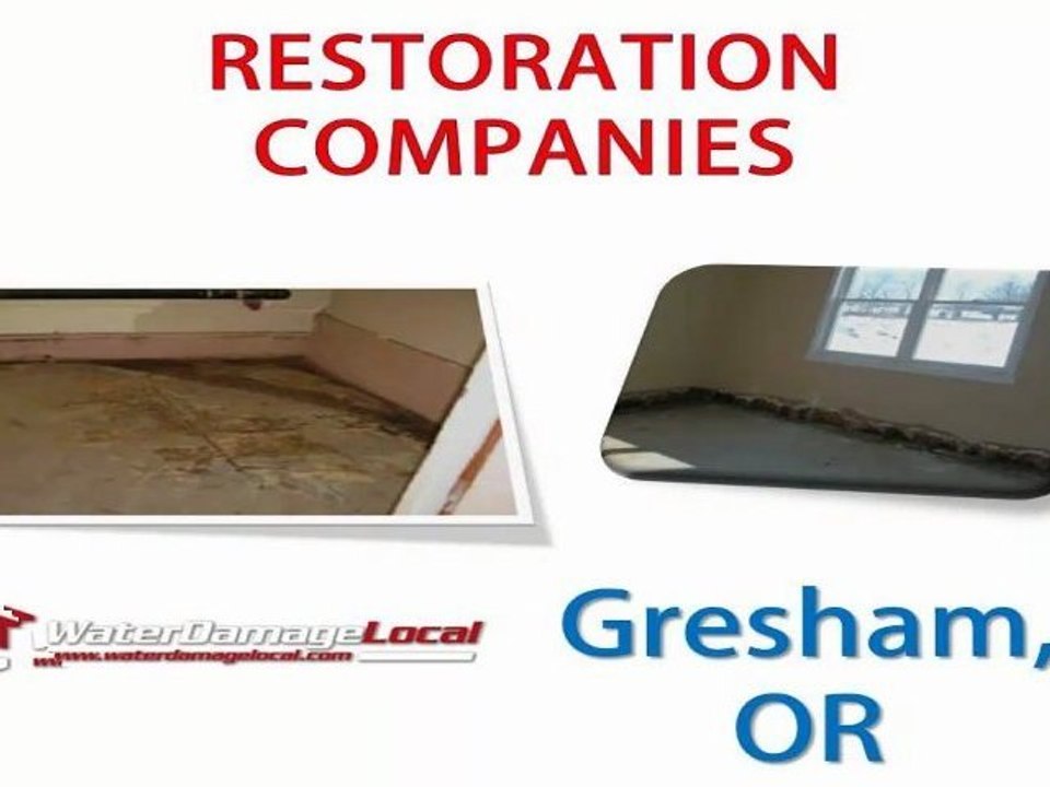 Gresham OR Water Damage Company