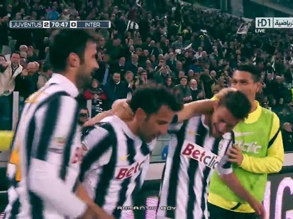 Juventus 2 - 0 Inter Milan 25-03-2012: 2-0 Goal (HD)