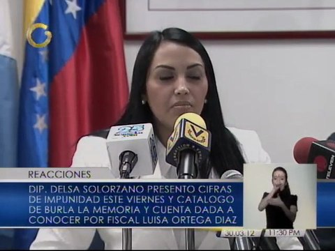 La impunidad en Venezuela se ubica en 91,8% según cifras presentadas por la Fiscal General