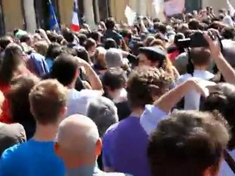 tvcapu-françois hollande meeting a montpellier