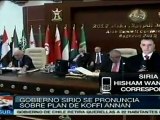 Gobierno de Siria acepta plan de paz de Kofi Annan