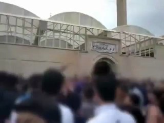 فري برس حماة المحتلة خروج مظاهرة في التعاونية  جمعة خذلنا العرب 30 3 2012