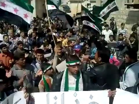 فري برس ادلب الشيخ مصطفى جمعة خذلنا العرب والمسلمون 30 3 2012