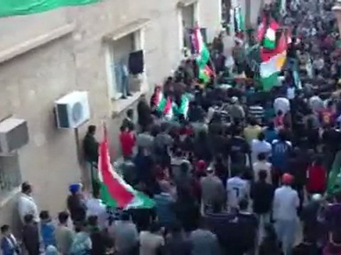 فري برس الحسكه عامودا الجمعة رفع العلم الكوردي عاليا 30 3 2012 ج3