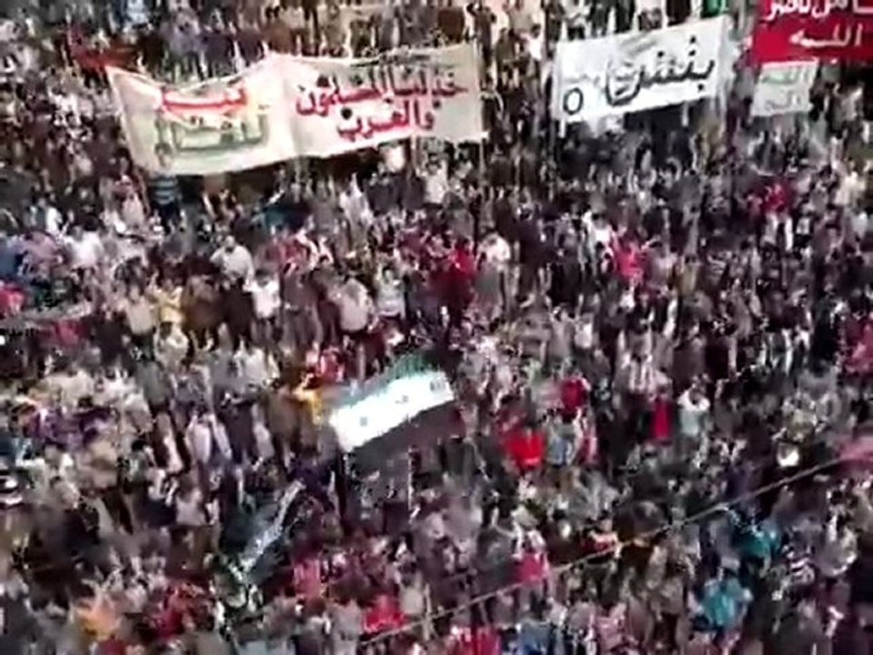 فري برس ادلب بنش  جمعة خذلنا العرب والمسلمون 30 3 2012 ج 1