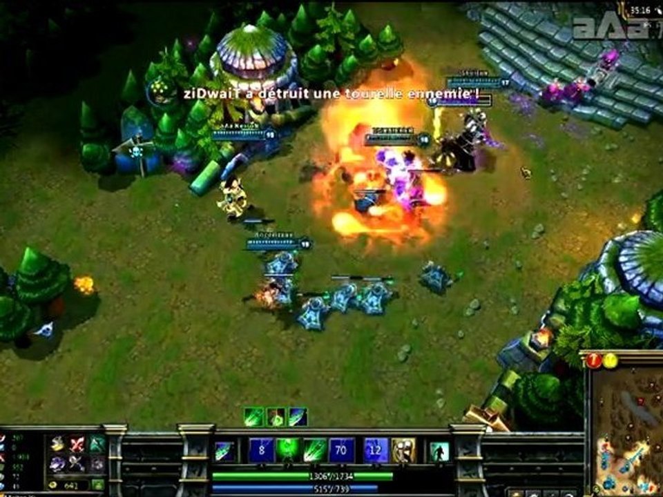 LoL : fail push mid