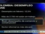 Colombia: pese a reducción, desempleo urbano aún es alto