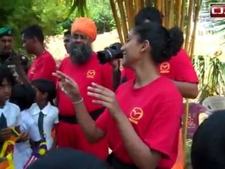 Malaysians dancing for charity in srilanka