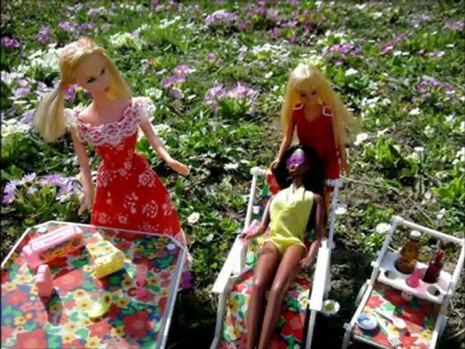 barbie , c'est le printemps a la campagne...