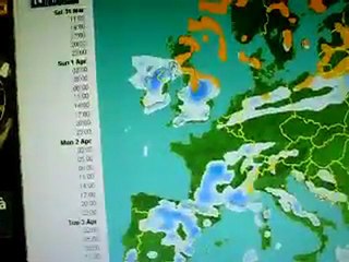 Prévision météo du samedi 31 mars 2012
