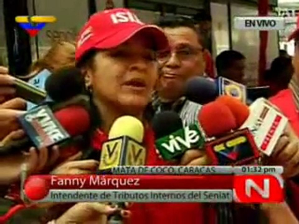 (VÍDEO) Este sábado 31 de marzo el SENIAT trabajará hasta las 12 de la medianoche 30.03.2012