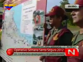 (VÍDEO) Arrancó en Higuerote Operativo de Seguridad Semana Santa2012 30.03.2012