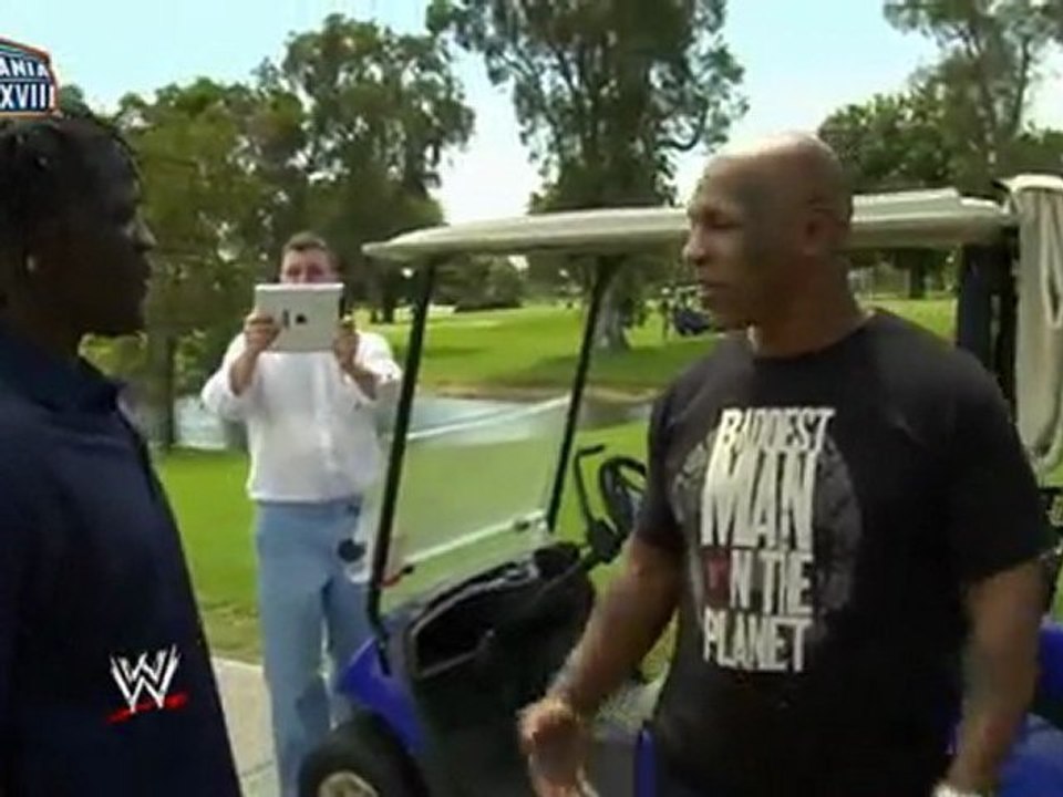 Mike Tyson at the annual WrestleMania Pro Am Golf