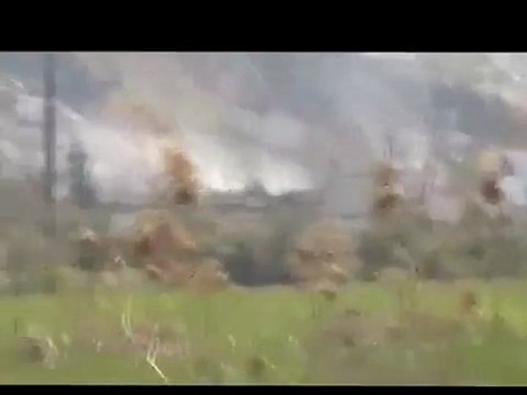 فري برس ريف حماه المحتل حرق البيوت في عين الطاقة المجاورة لقلعة المضيق جمعة خذلنا المسلمون والعرب 30 3 2012