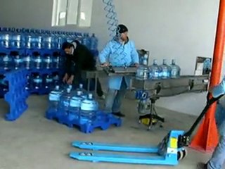 damacana palet yükleme robotu