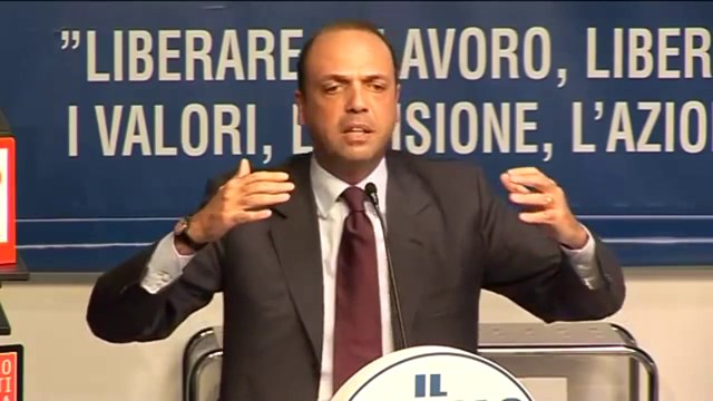 Alfano - Siamo il partito del lavoro, delle assunzioni non dei licenziamenti (26.03.12)