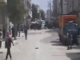 فري برس حلب حي المرجة بداية جمعة خذلنا العرب والمسلمون 30 3 2012