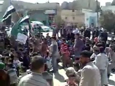 فري برس حلب إعزاز كلجبرين جمعة خذلنا العرب والمسلمون 30 3 2012 ج1