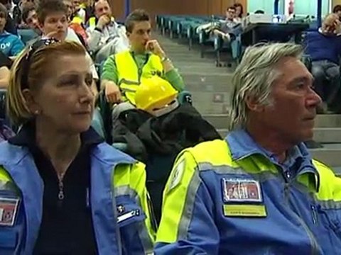 al malignani studenti con la protezione civile