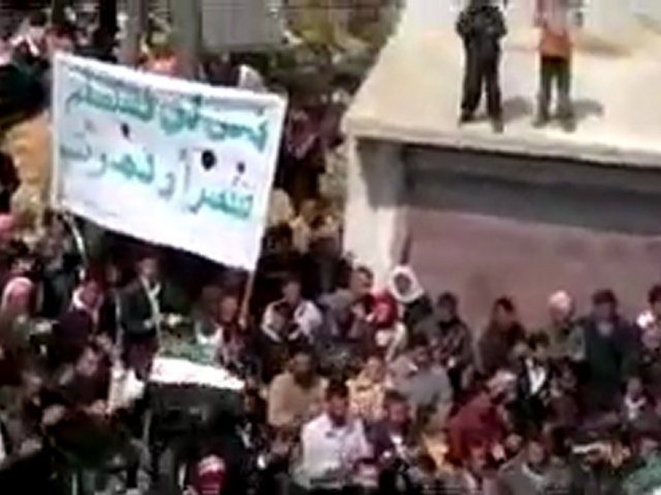 فري برس ادلب جبل الزاوية شنان  جمعة خذلنا العرب 30 3 2012