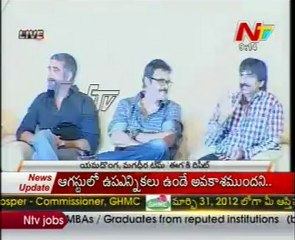 Raviteja Setairs On Eega At Audio Launch - 12