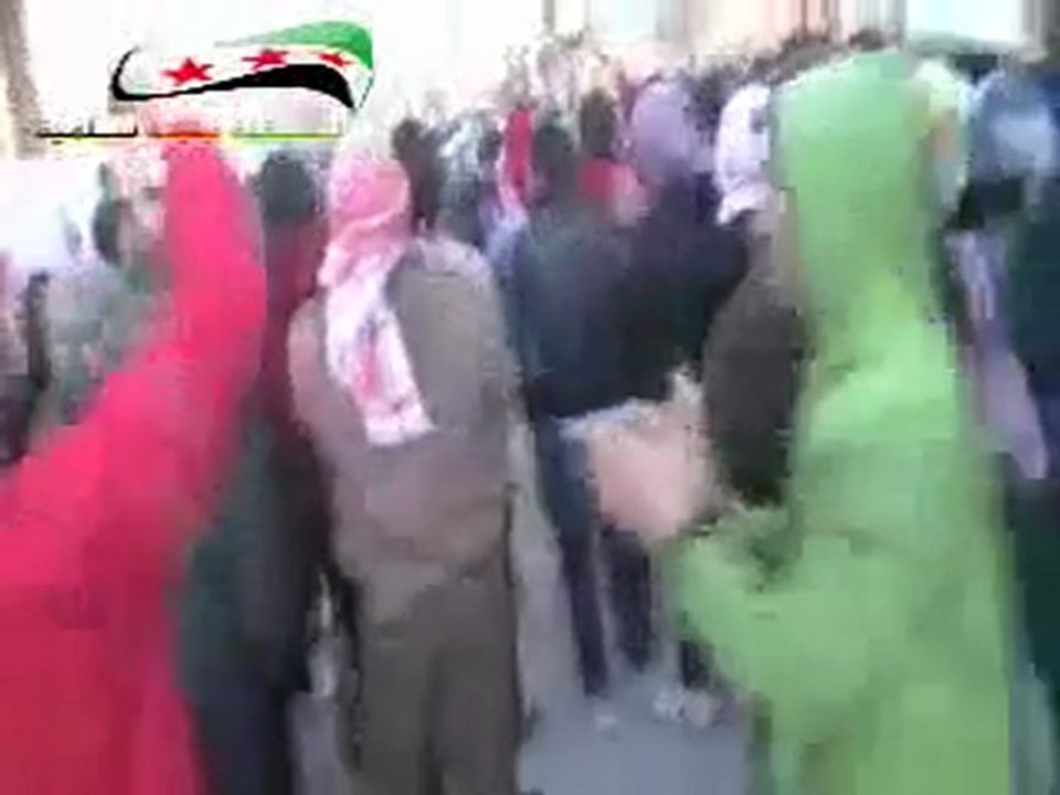 فري برس حماه المحتلة مدينة سلمية مظاهرة من جانب المركز الصحي 30 3 2012    ج3