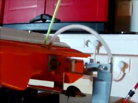Essai bateau moteur electrique coque ABS thermoformé (fabrication maison)