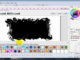 إنشاء مستطيل بحواف مزركشة Real Draw
