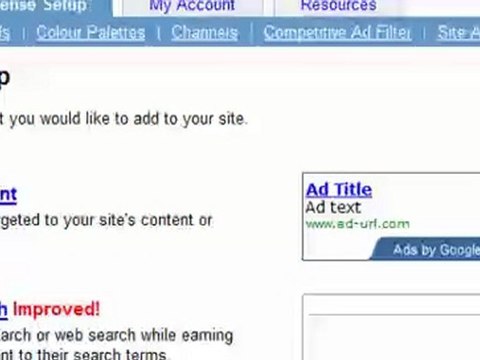 Putting Google Adsense on your Site