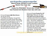 Black & Decker NPP2018 18-Volt Cordless Electric Pole Chain Saw  vs. Poulan Pro PP4218AVX 18-Inch 42cc 2-Cycle Gas-Powered Anti-Vibration Chain Saw with Case