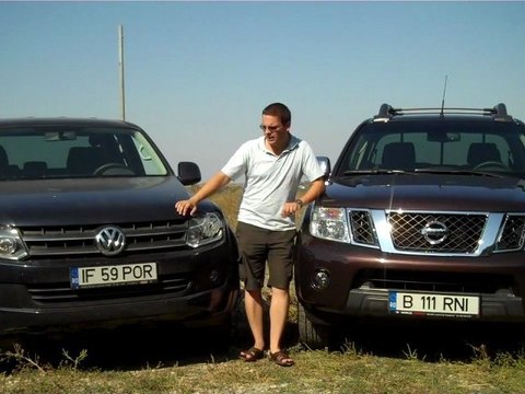 Test Comparativ-VW Amarok 2.0 TDI 163 CP vs Nissan Navara 2.5 dCI 190 CP 2011