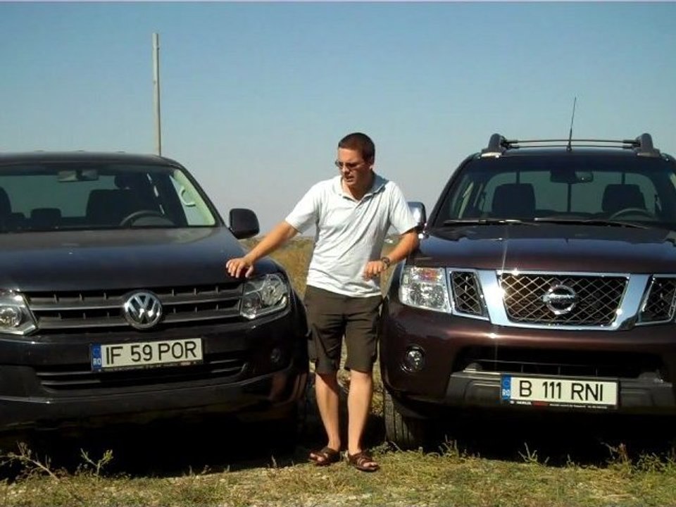 Test Comparativ-VW Amarok 2.0 TDI 163 CP vs Nissan Navara 2.5 dCI 190 CP 2011