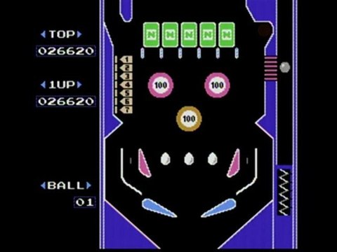 Classic Game Room - NINTENDO PINBALL for NES review