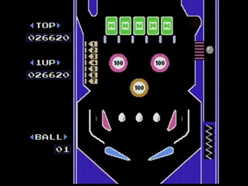 Classic Game Room - NINTENDO PINBALL for NES review