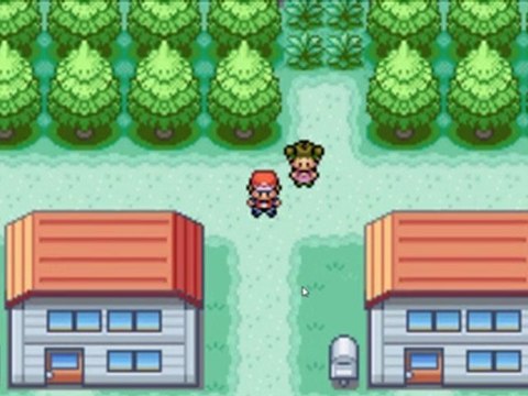 Pokemon Rouge feu Playtrought-Partie 1-Premier pokemon,premier combat !