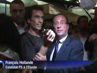 Hollande appelle la Réunion "à aider" Sarkozy à partir