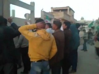 فري برس ريف حلب كفرنوران مظاهرة مسائية نصرة للأتارب 31 3  2012  ج2