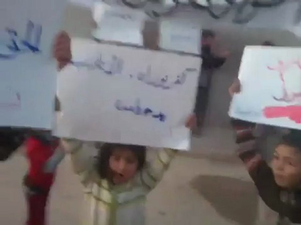 فري برس ريف حلب كفرنوران مظاهرة مسائية نصرة للأتارب 31 3  2012  ج1