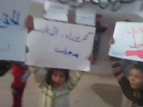 فري برس ريف حلب كفرنوران مظاهرة مسائية نصرة للأتارب 31 3 2012 ج1